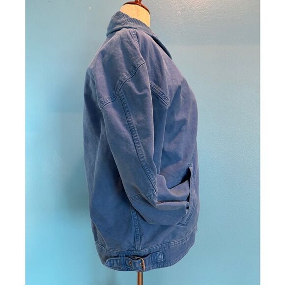NEW BDG Urban Outfitters Jacket 100% Cotton Canvas Fully Lined Pockets Blue XL - Picture 4 of 9